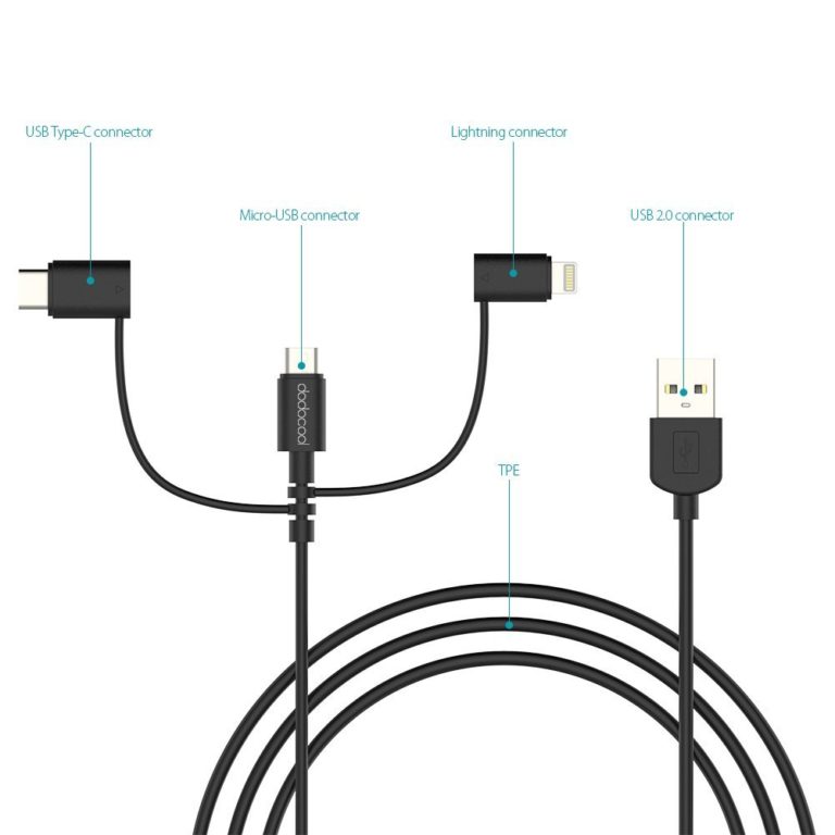 |Recensione| Cavo 3 in 1 Dodocool – MicroUsb-TypeC-Lightning