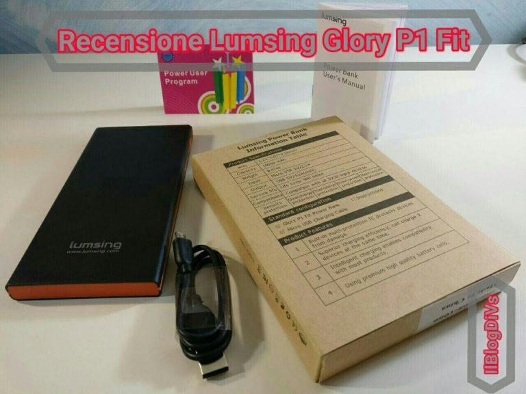 Recensione Lumsing Glory P1 Fit – Power Bank dalle grandi Capacità