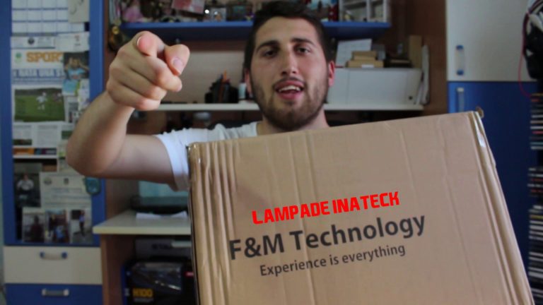 UNBOXING LAMPADE INATECK 31/05/2017 – E LUCE FU