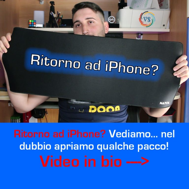 Ritorno ad iPhone? Vediamo… nel dubbio apriamo qualche pacco!