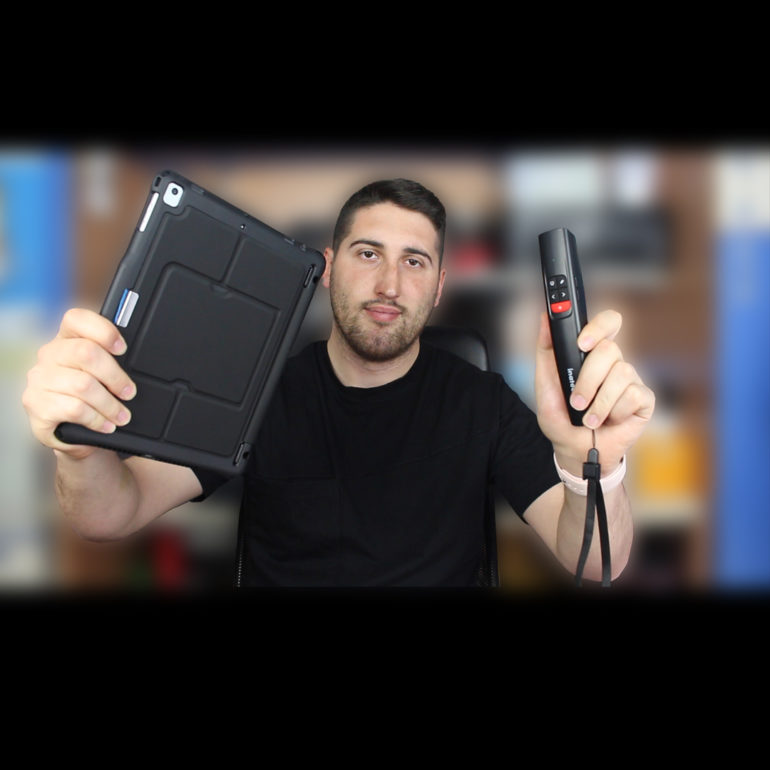 Tastiera IPAD 2018 e Puntatore LASER INATECK